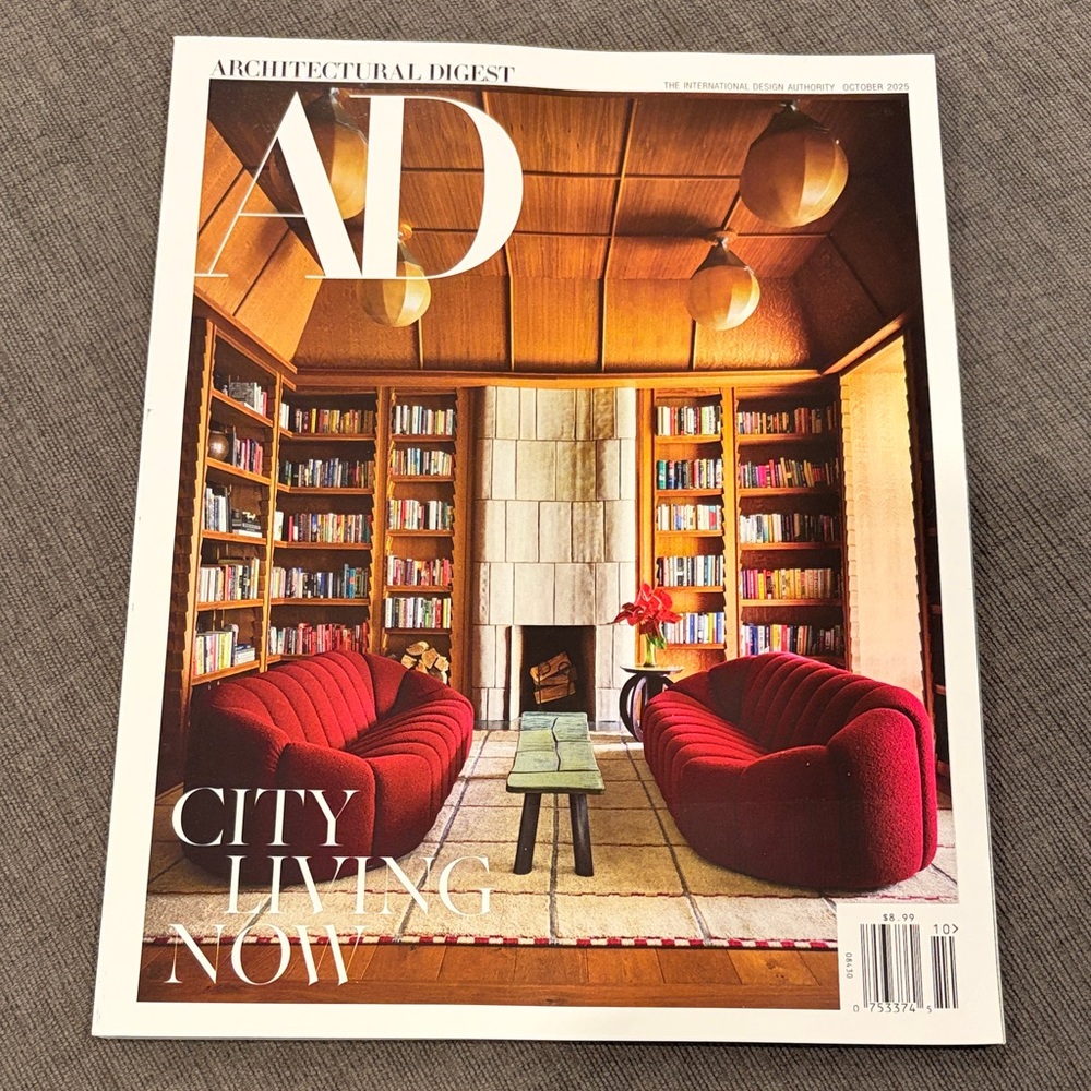 Architectural Digest Magazine - October 2025 - NEVER READ!  home decor magazines